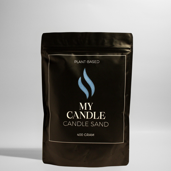 Kaarsenzand Licht Blauw 400g + 30 Gratis Lontjes