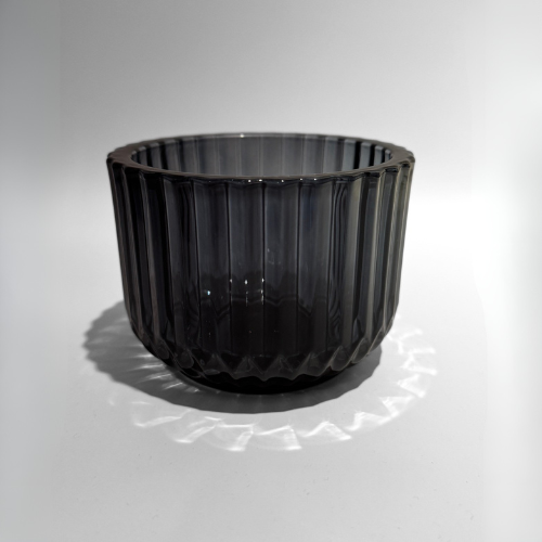 Dark Glass Kaarsenhouder Chique